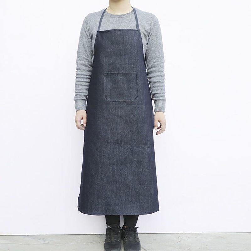 Beiyipin Heavy-Duty Denim Work Apron with Optional Sleeves