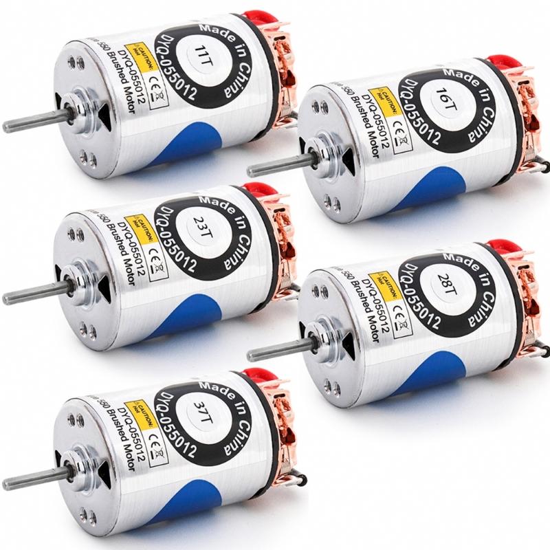 Remote Control Car Accessories Brushed Motor High Speed Waterproof Motor for 1/10 1/12 1/14 Offroad Car Toy
