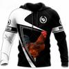 Men's Hoodie Mexican Hoodies 3D Print Mexican Rooster Graphics Top Autumn Long Sleeve Streetwear Fashion Hoodie For Men Clothing
