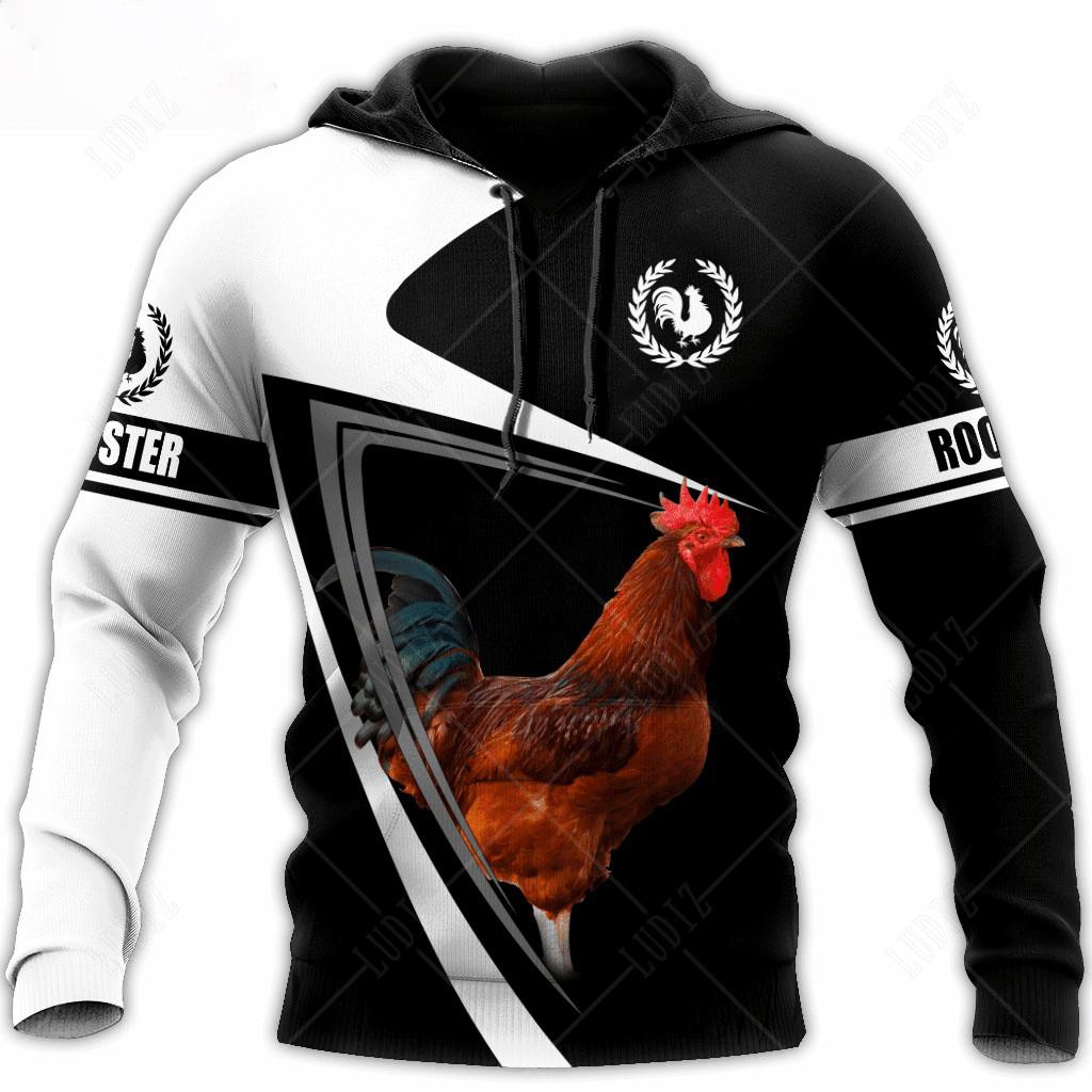 Men's Hoodie Mexican Hoodies 3D Print Mexican Rooster Graphics Top Autumn Long Sleeve Streetwear Fashion Hoodie For Men Clothing