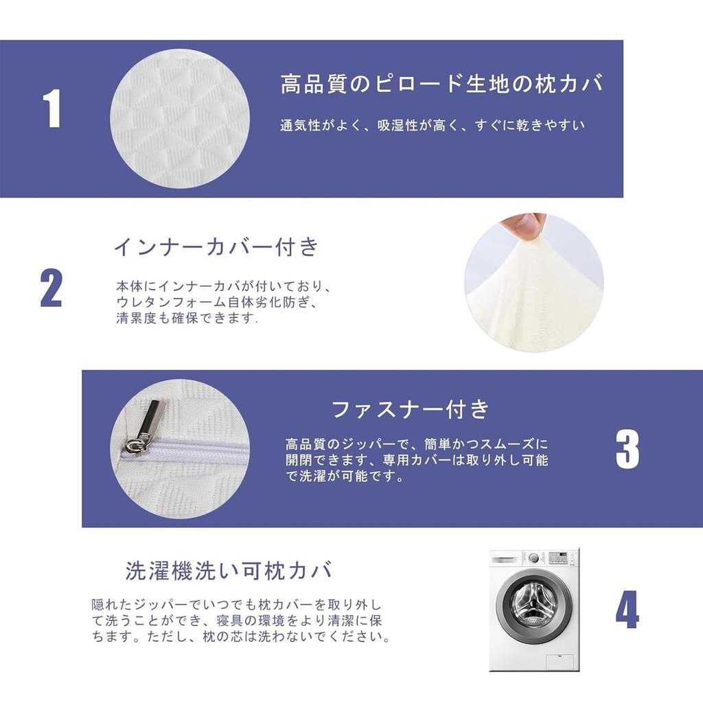 Memory Foam Sleep Pillow for Back and Side Sleepers, Hollow Design, Breathable, Height Adjustable, Pressure Dispersion, Anti-Snoring, Improves