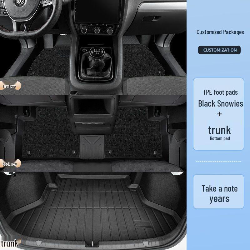 Volkswagen Sagitar Floor Mats & Door Sill Body Kit for Car Interior Style