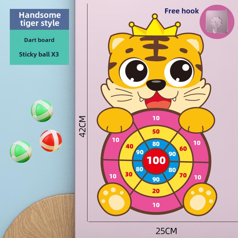 Children's Indoor Sticky Ball Dart Target Toy Set