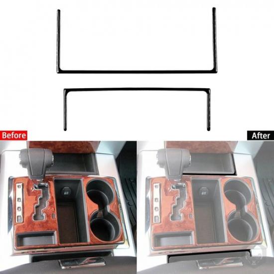 Glossy Piano Black Gear Shift Panel Frame Trim For RAM 1500 2500 3500 13-15