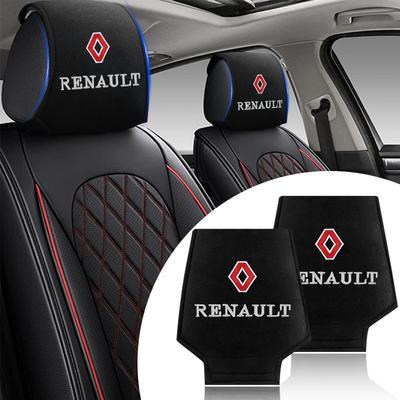 Dacia Reynolds Serisi Koleos Kadjar Captur 2 3 4 için Araba Koltuğu Arkası Baş Desteği Yastığı Saklama Çantası Toz Geçirmez Kılıf Araba Styling