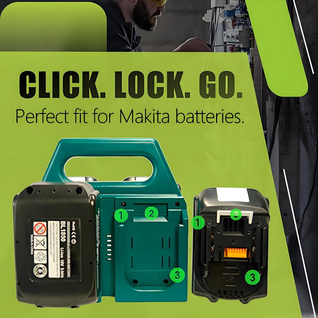 Dokovací držák nářadí Úložný stojan pro Makita/Bosch 18V Upevňovací zařízení Držák nářadí Stojan s drážkami pro uložení stroje a vrtačky