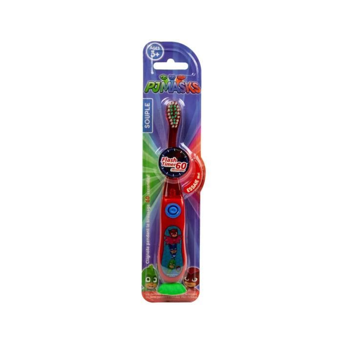 Tinokou - Escova de dentes luminosa para criança PJ Masks