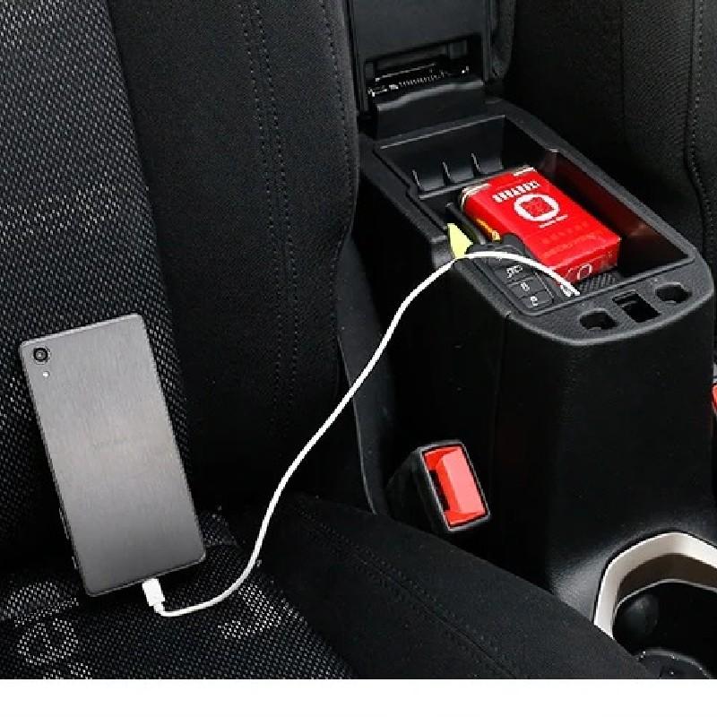 For Jeep Renegade 2015~2025 Car Armrest Hidden Case New Upgraded ABS Material Black Storage Box For A Neat And Tidy Car Interior