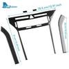 Autocollant en fibre de carbone vraiment doux pour le cadre de la console centrale de voiture Vauxhall Opel Astra H MK5 2004 2005 2006 2007 2008 2009 2010 LHD RHD