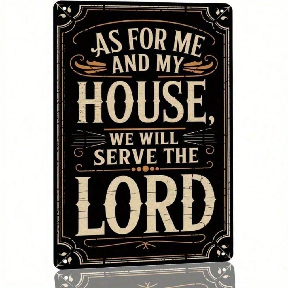 

Faith Metal Cross Wall Sign As For Me And My House Bible Quote Scripture Christian Home Decor Religious Farmhouse Rustic Inspi різнокольоровий