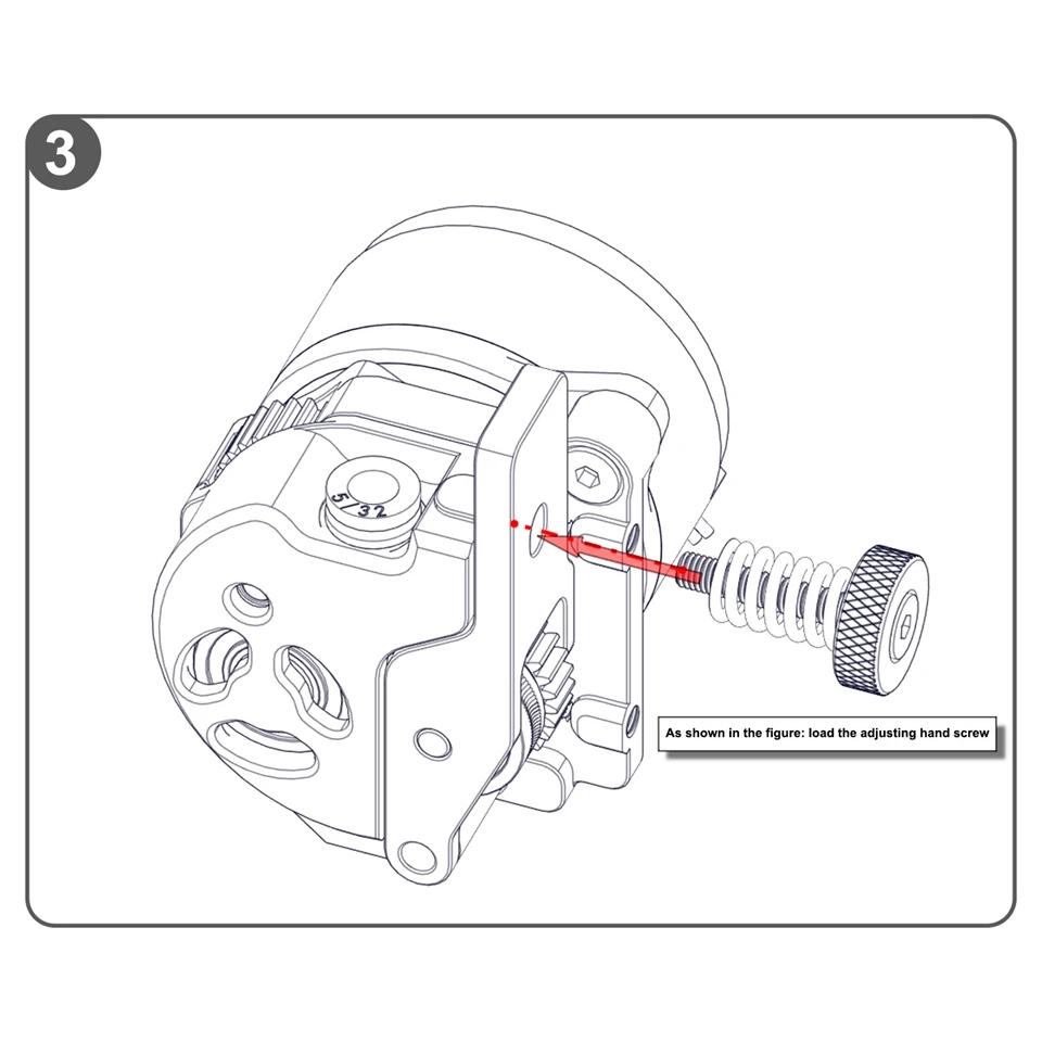 Neuer Upgrade-Extruder für Creality K1 K1C K1 Max Hummingbird Extruder mit Motor Extrusionsmechanismus-Kit für K1 3D-Druckerteile