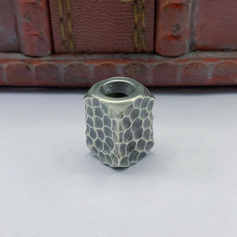 Barrel Paracord Bead Bracelet Keychains Handcraft Pendant DIY Outdoor Accessory