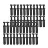 100Pcs Pneumatic Composite Plug Connector Tube Push To Connect Blanking Industry Equipment