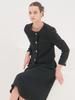 Acud Alpaca Tweed Flare Skirt _Black