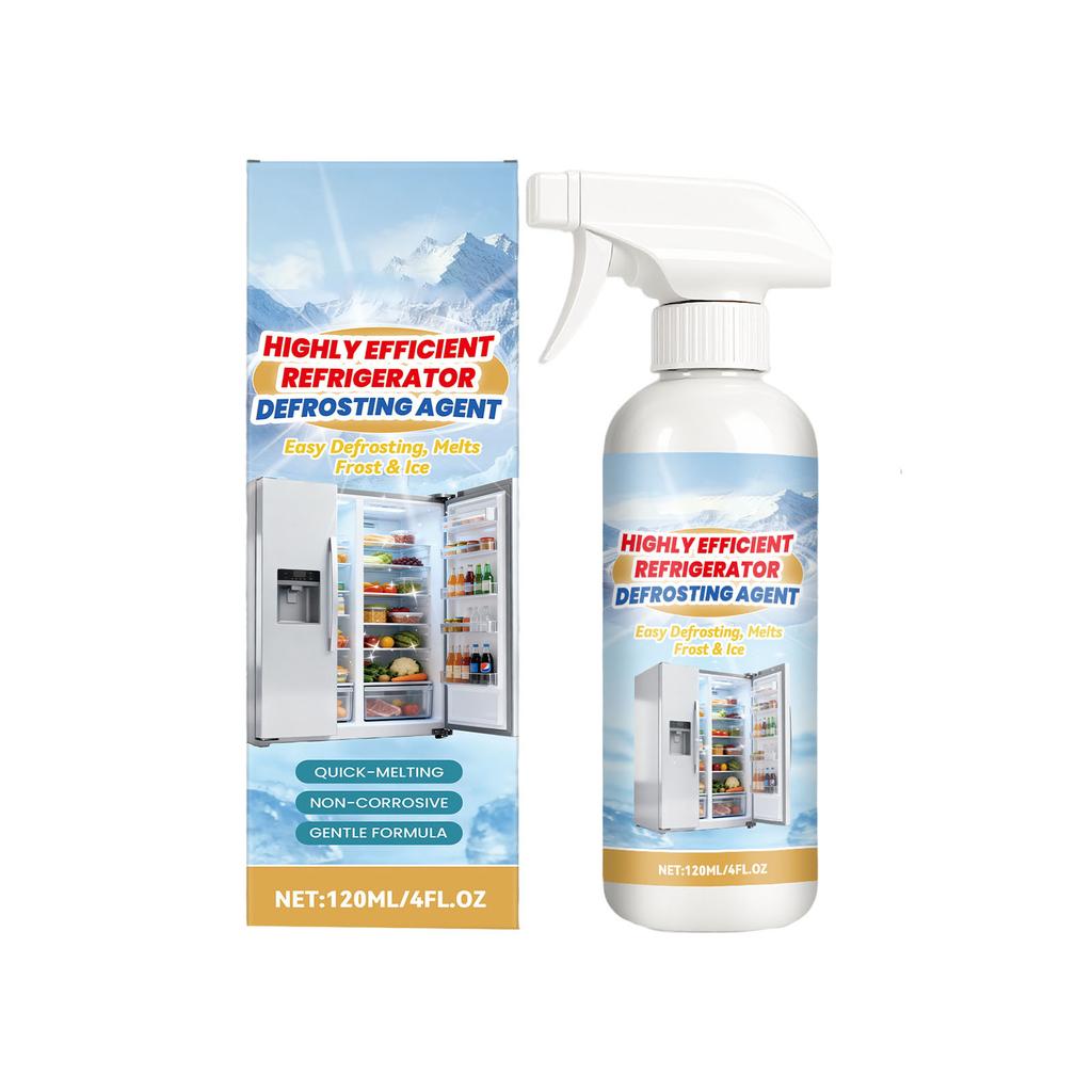 Refrigerator Defrost Household Cleaning Refrigerator Freezer Snow Melting And Ice Removal Reusable Deicer120ml