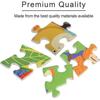 Puzzle per Bambini dai 4 agli 8 anni, 8-10 anni, 10 anni e Adulti 200 Pezzi Puzzle Difficili a Forma di Elefante Animale per Bambini e Bambine Regalo di Natale Compleanno