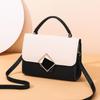 Borsa a mano piccola da donna Borsa a tracolla con design a serratura di lusso Borsa a tracolla in pelle PU di alta qualità