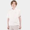 CUSTOMUS Hand-Logo Trimmed Open Neck Men'S Short Sleeve Collared T-Shirt Cxs25Mkkt421 Ivy