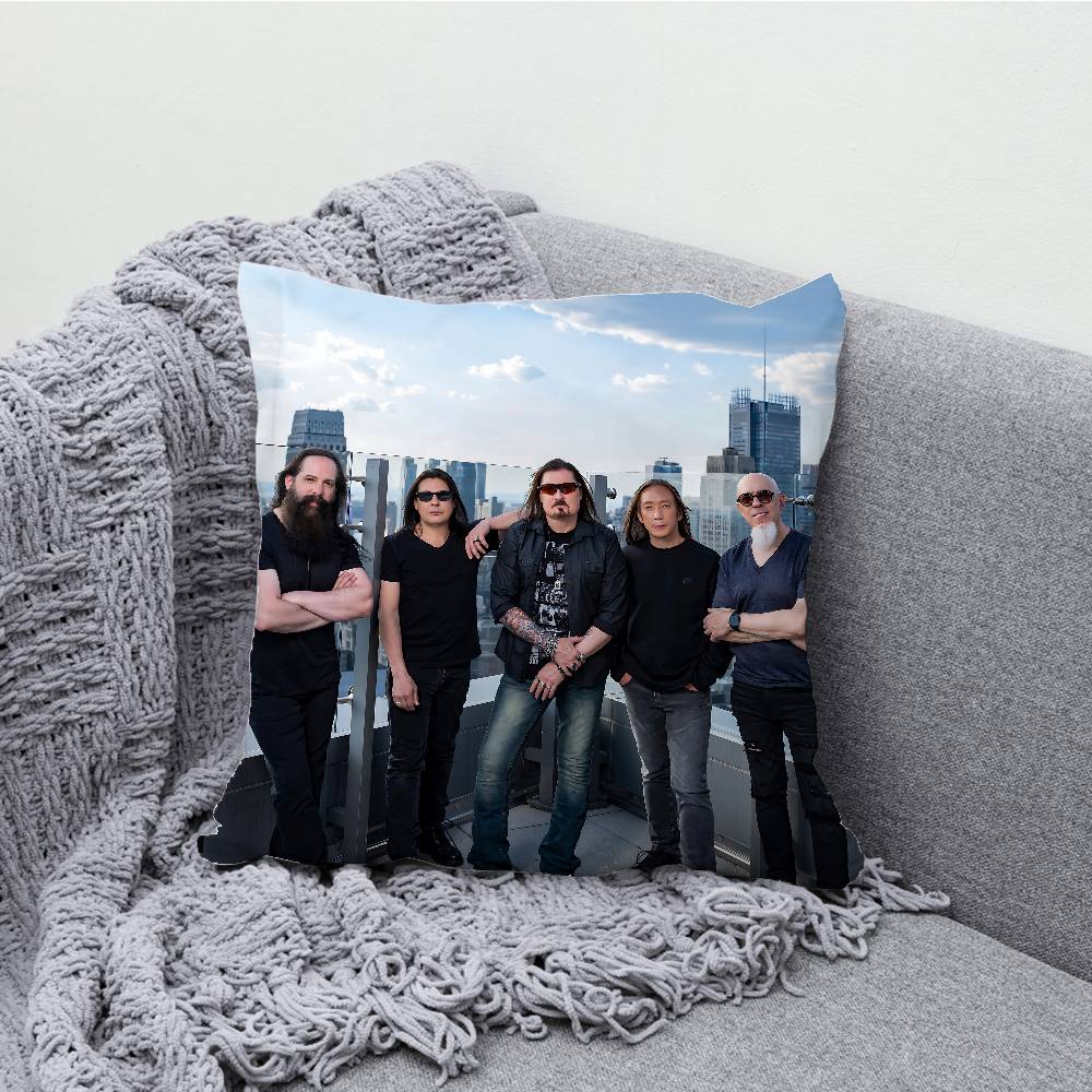 D-DreamS Band T-TheaterS Pillow Case Print Polyester Fiber 40X40 Cm Home Sofa Throw Cushion Cover Decoration
