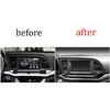 Carbon Fiber Central Console Navigation Panel Trim For Hyundai Elantra 2016-2018