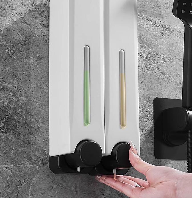 Wall-Mounted Soap and Shampoo Dispenser for Bathroom