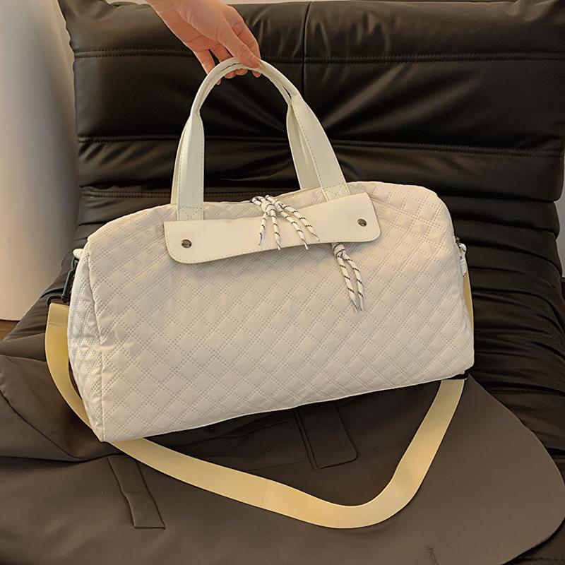 Carry On Travel Duffle Bag Nylon Waterproof Sports Gym Tote Bags For Women Large Capacity Storage Luggage Handbag