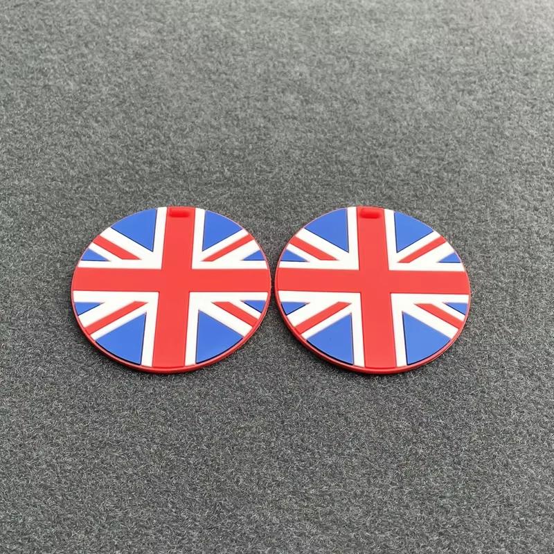 

2Pcs Car Cup Holder Non-slip Mat For Mini Cooper Countryman Clubman R55 R56 R60 F55 F60 Silicon Waterproof Pad Auto Accessorie червоний/синій