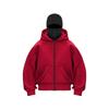 2025 Unisex Double-Head Zipper Hooded Sweatshirt with Loose Double-Hood Design