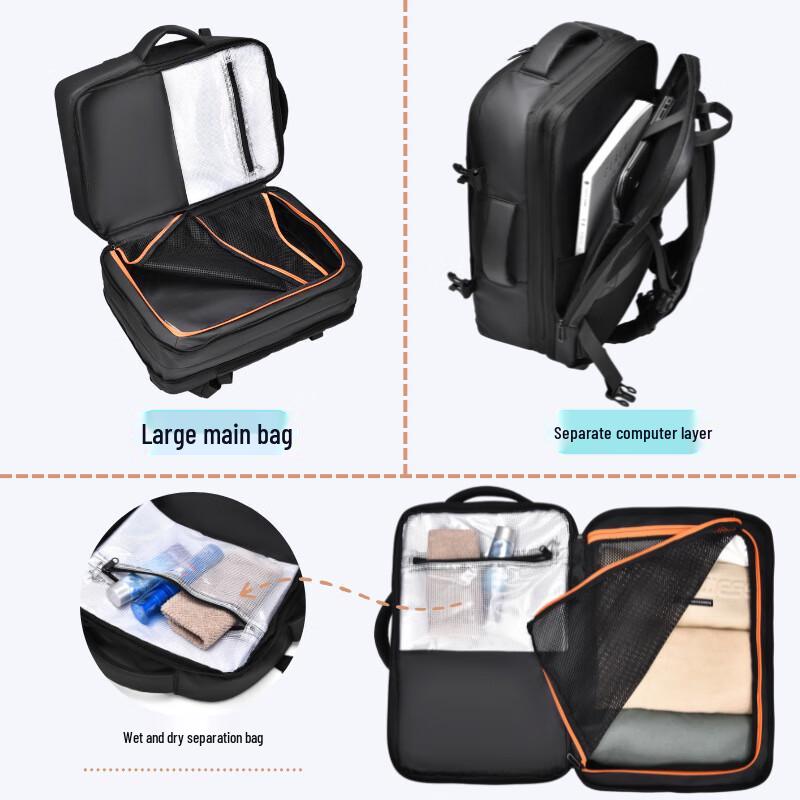Men's Multifunctional Expandable Business Backpack