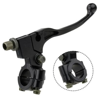 Motorcycle Black Left Brake Clutch Lever Brake Lever Perch 7/8" for ATV Motorcycle Handlebar Aluminum Alloy