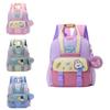 Kids Cute Astronaut Rabbit Pattern Backpack With Lightweight Oxford Material And Ergonomic Straps For School