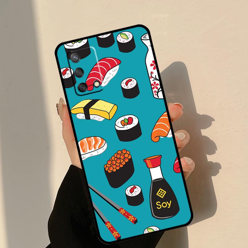 Japanische Sushi Essenshülle Für Oppo A80 A60 A40 A15 A16 A17 A57 A94 A74 A54 A76 A96 A18 A38 A58 A78 A98 A6 A5 Pro