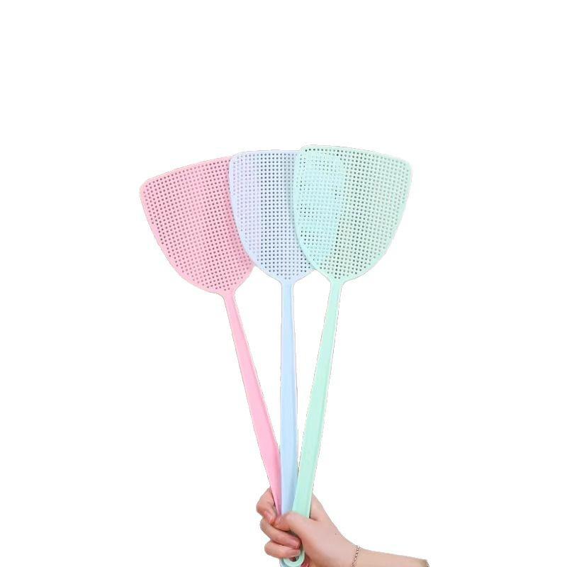 Nerozbitná extra dlouhá plastová plácačka na mouchy s velkou manuální hlavou plácačky na komáry pro použití v kuchyni