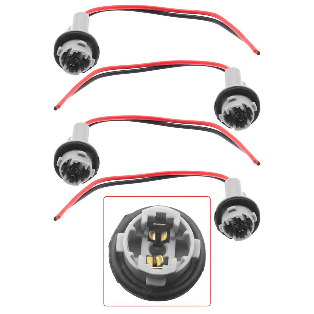4pc Lampe Halter T15 Lampe Halter Stecker Buchse Birne Bündel Zopf Gummi Keil LED Für T15 Lampe Halter Auto zubehör