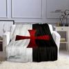 Kreuzzug Kreuz Templer Ritter Bedruckte Decke Flansch warme Decke Bettwäsche Picknickdecken Home Travel Born Geburtstagsgeschenk