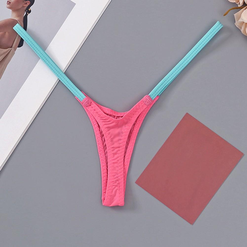 Stylish Womens TBack Underwear with Thin Straps and Low Waist Design