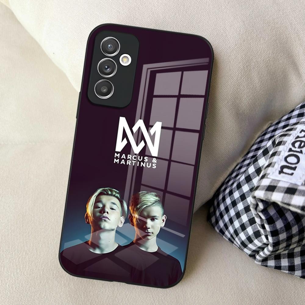 M-Marcus And Martinus Music Phone Case For Samsung S24 Ultra S23 S22 S20 Fe S21 Plus Galaxy A54 A34 A24 A53 Glass Cover