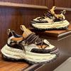 Men's new Korean version breathable and versatile platform dad shoes fashion heightening sports shoes tire sole high-end trendy shoes
