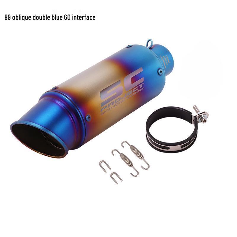 Universal SC Street Motorcycle Exhaust Tailpipe for Yamaha, Kawasaki, Honda