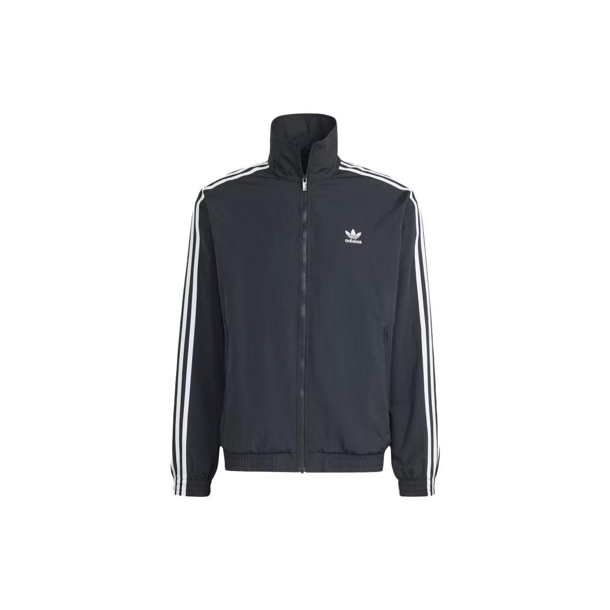 adidas Adicolor Woven Firebird Track Top Asia Sizing Black Men s IT2491 XXL