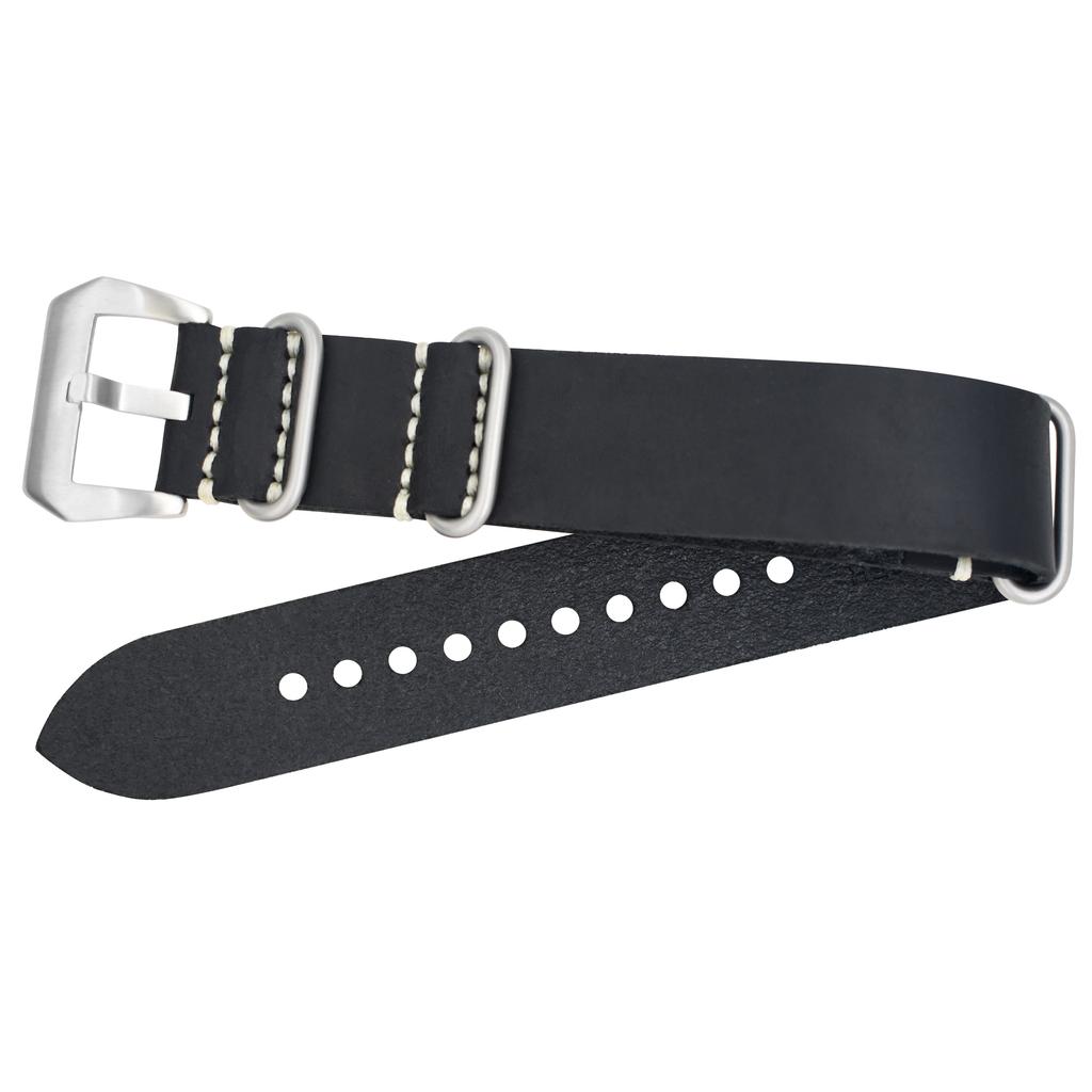Heqi Italian Crazy Horse Leather Watch Straps Leather Genuine Strap 22mm Watch Band Manufacturer