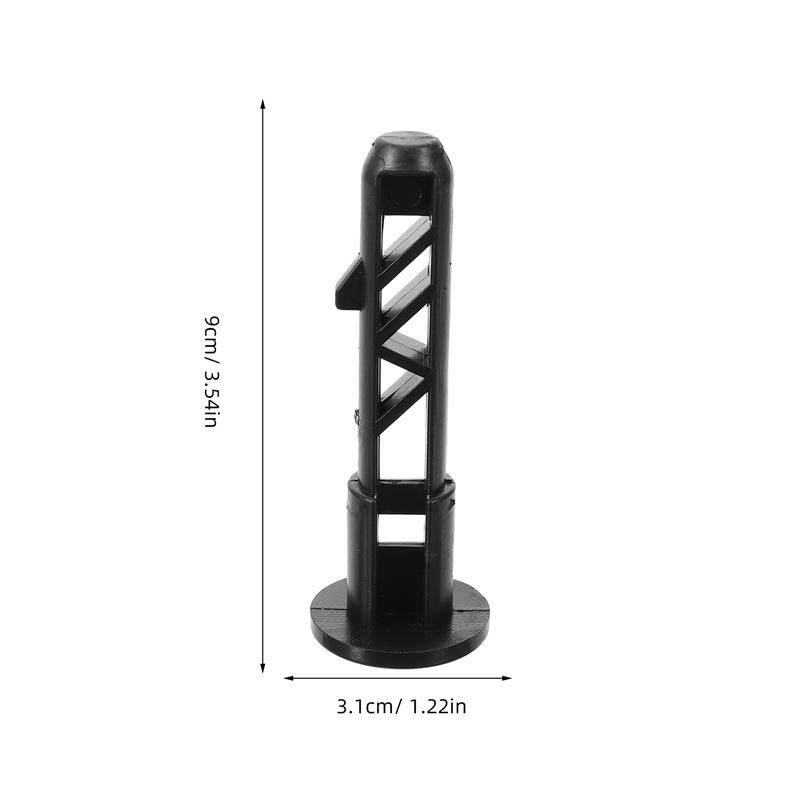 

4 Pcs Trash Can Latch Outdoor Garbage Lid Bolts Bin Wheelie Hinge Kitchen Latches Dustbin Locking Wheeled Pin чорний