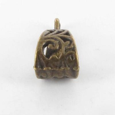 Filigree Metal Bail 20mm Bronze