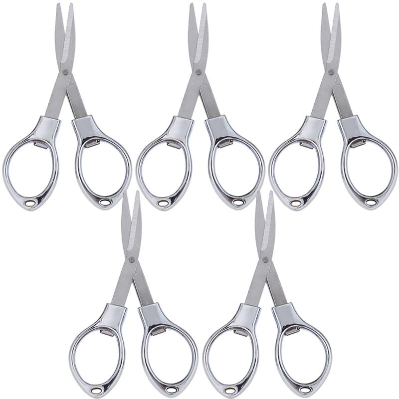 Foldable Stainless Steel Vintage Scissors Sewing Fabric Cutter Embroidery Cute Scissors Tailor Scissor Thread Sewing Tools NEW