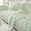 Winter Verdicktes Plüsch Sofa Kissen Rutschfeste Lederhülle Weich Bequem Handtuch für Wohnzimmer