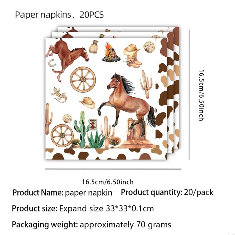 Horse Party Plates Napkins Tableware Set Western Birthday Party Supplies Western Theme Table Decorations Gifts China Mainland