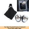5/6 Speed Manual Car Gear Shift Knob Gaiter Boot Cover Collar Case For Opel Vectra C 2002 2003 2004 2005