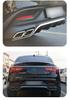 Gloss Black Rear Diffuser Tailpipe for Mercedes GLE Coupe W292 GLE63 AMG