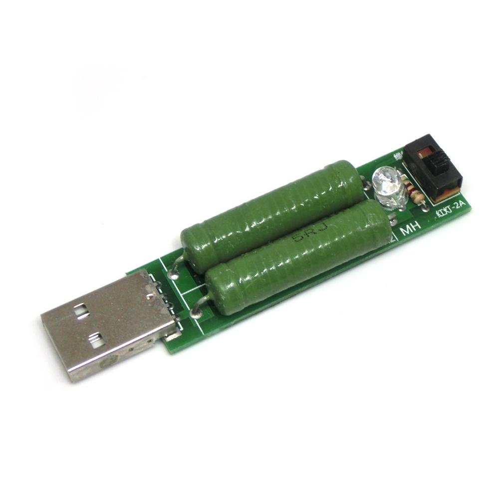 

LCD USB Detector Voltmeter Ammeter Mobile Power Charger Capacity Tester Meter Voltage Current Charging Monitor 3V-7V DC 3-7V load resistor1A 2A