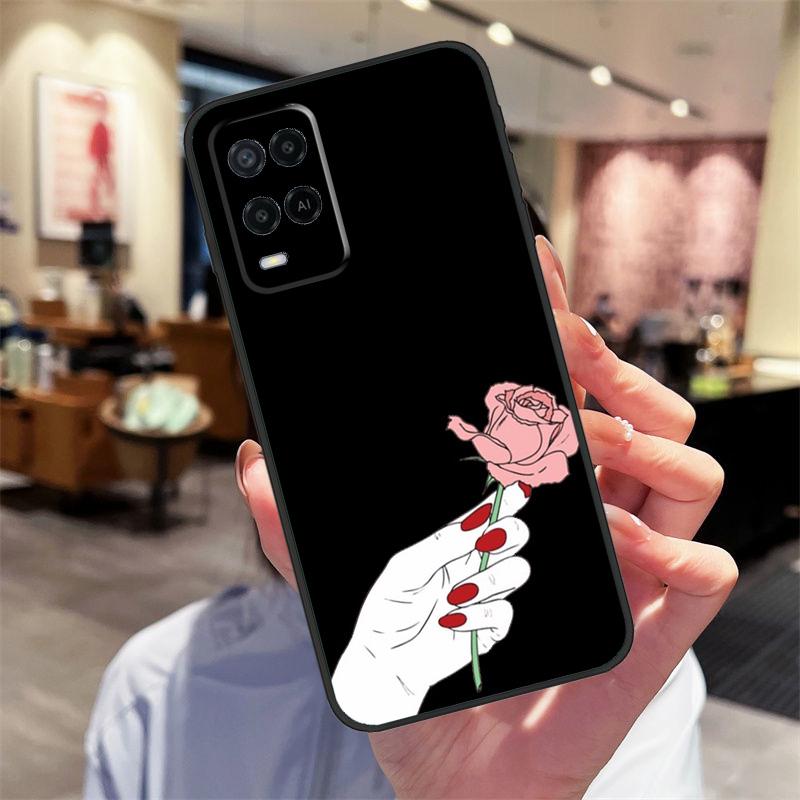 Girl Code Hands Funny Signals Case For Oppo A94 A54 A40 A60 A80 A98 A78 A18 A38 A58 A16 A76 A96 A17 A77 A74 A57S A15 Cover